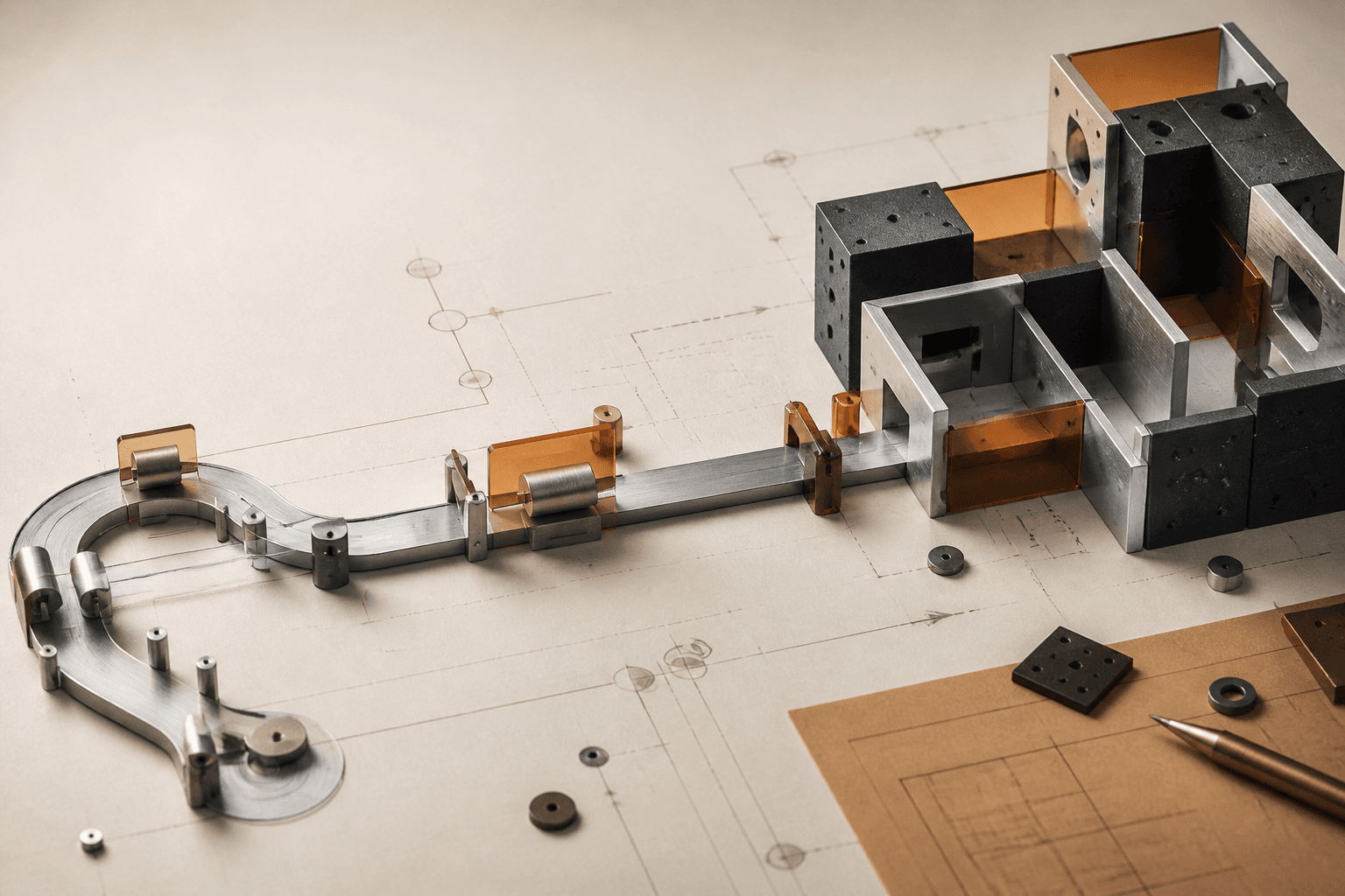 Módulos de un prototipo que muestran el recorrido y presupuesto de un MVP